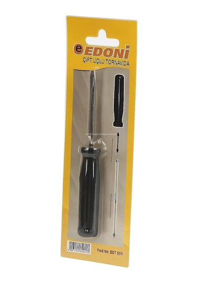 Edoni Çift Uçlu Tornavida, Yıldız Ve Düz Uç, 2 Si 1 Arada, Kompakt Gövde, Ergonomik Kaymaz Sap, Dayanıklı, Değiştirilebilir Uç, Hassas Vidalama, Ev Ofis Atölye Tamir Bakım Aracı, Profesyonel El Aleti 49128448