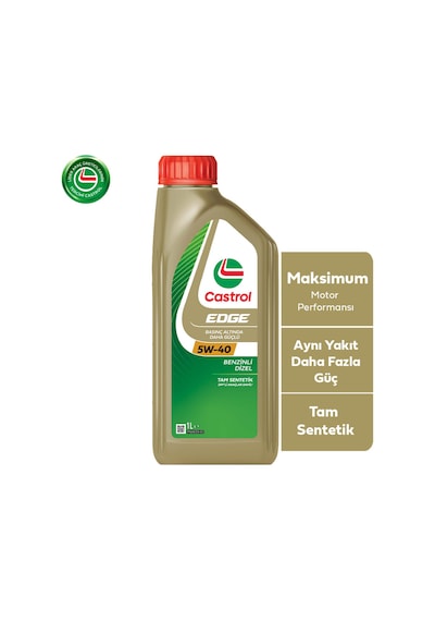 Castrol Edge 5W-40 Tam Sentetik Motor Yağı 1 L