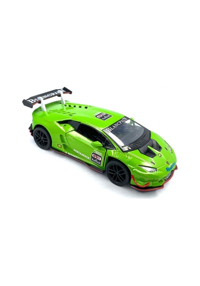 Kinsmart Lamborghini Huracan Lp620-2 Super Trofeo Çekbırak yeşil