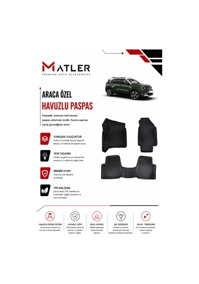 Citroen C3 Aircross Hybrid 2025 Model 4d Ekstra Havuzlu Paspas