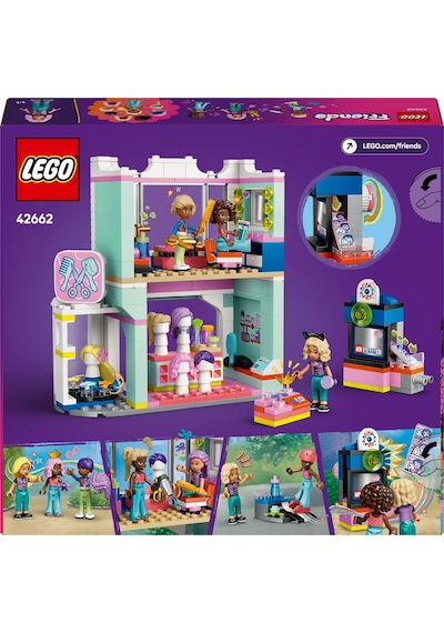 LEGO® Friends Kuaför ve Aksesuar Mağazası 42662 - 7 Yaş ve Üzeri Çocuklar için Mini Bebek İçeren Yaratıcı Oyuncak Yapım Seti (347 Parça)