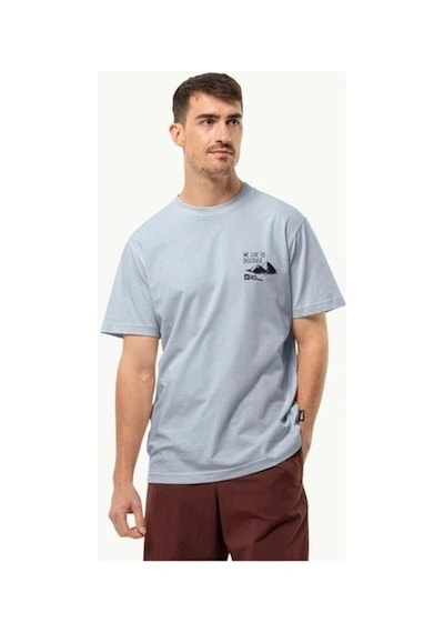Jack Wolfskin Discover T M Erkek T-shirt 1809761tr-43142966 SİYAH