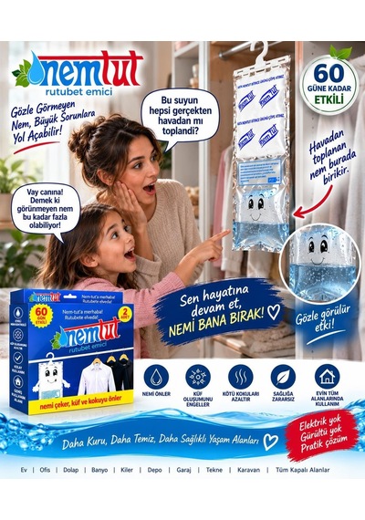 Nem Alıcı Rutubet Emici Koku Giderici Korozyon Önleyici 2 Kutu Içerisinde 4 Paket Diğer
