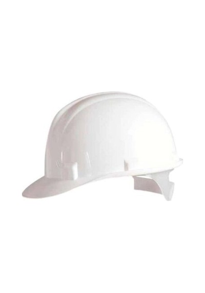 Unisex Beyaz Plastik Baret