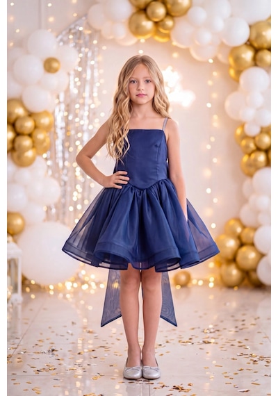 Butik Happy Kids Kız Çocuk Prenses Abiye Elbise Büyük Kurdele Detaylı Zarif Tasarım Çocuk Abiye Elbise 6-13 Yaş Lacivert Butik Happy Kids Kız Çocuk Prenses Abiye Elbise Büyük Kurdele Detaylı Zarif Tasarım Çocuk Abiye Elbise 6-13 Yaş Lacivert