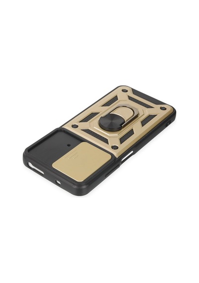 Cosmotex Newface Xiaomi Poco M4 Pro 4g Kılıf Pars Lens Yüzüklü Silikon - Gold