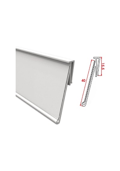 Sac Önü Etiketliği Beyaz H:4 - Uzunluk 15 Cm Pakette 10 Adet