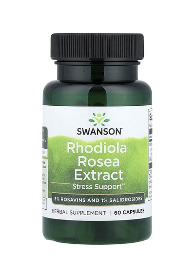 Swanson Vitamins, Rhodiola Rosea Extract, 60 Capsules