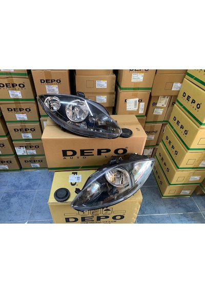 Seat Leon Makyajsız 2006-2009 Arası Depo Sağ Ve Sol Far Takım 5p1941005e / 5p1941006e