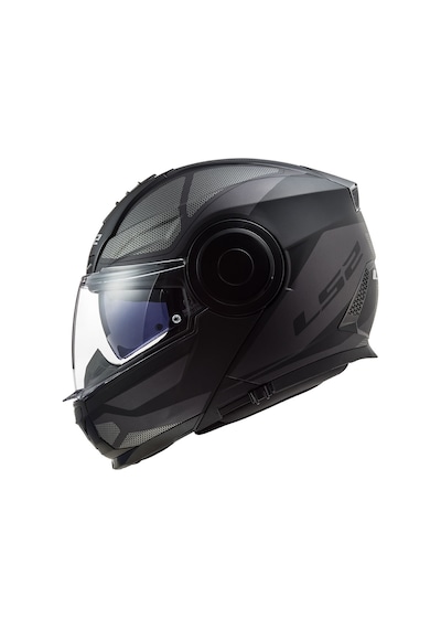 Ls2 Scope Axıs Çene Açılır Kask Mat Siyah-Tıtanıum