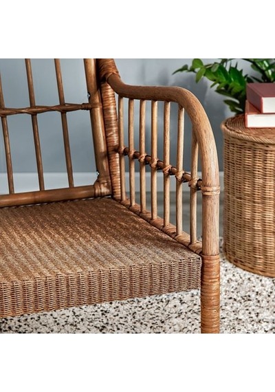 Ikea Holmsta Rattan Koltuk, Rattan Çok Renkli
