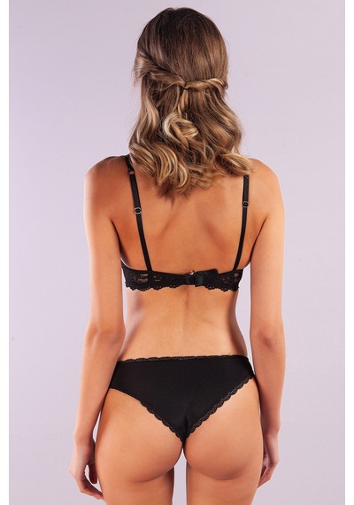 Lenaca Glorin Foam Cup Push Up Bra,siyah Renk Straplez Konforlu Ve Şık Sütyen Çok Renkli