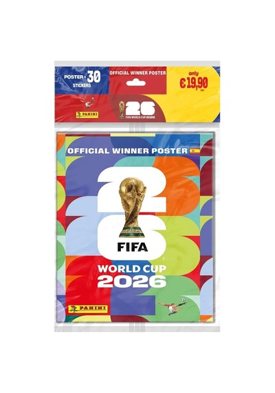 Panini Fıfa World Cup 2026 İspanya Şampiyonluk Posteri + 30 Sticker Official Winner