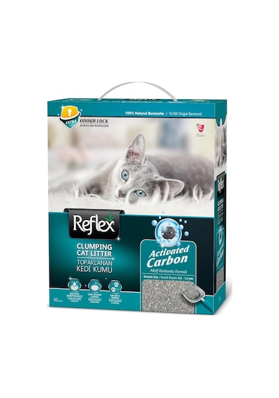 Aktif Karbonlu Topaklanan Kedi Kumu, 10 L