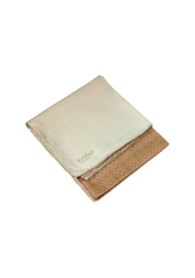 Mim Eşarp Emilya Rayon Degrade Eşarp 90x90 Cm Somon