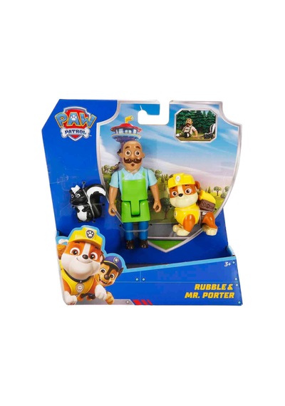 Paw Patrol 3 Lü Figür Seti 6072983 Rubble Ve Mr. Porter Cicciobello