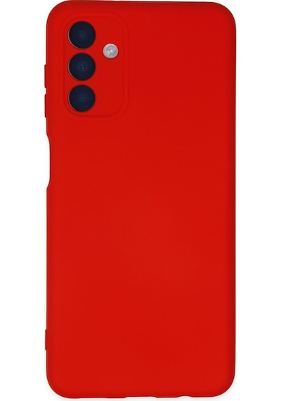Samsung Galaxy Uyumlu , A04s Kılıf Nano İçi Kadife Silikon - Kırmızı