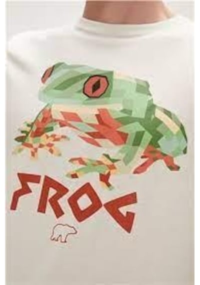 Bad Bear Frog T-shırt Beyaz 23.01.07.011-c04 001