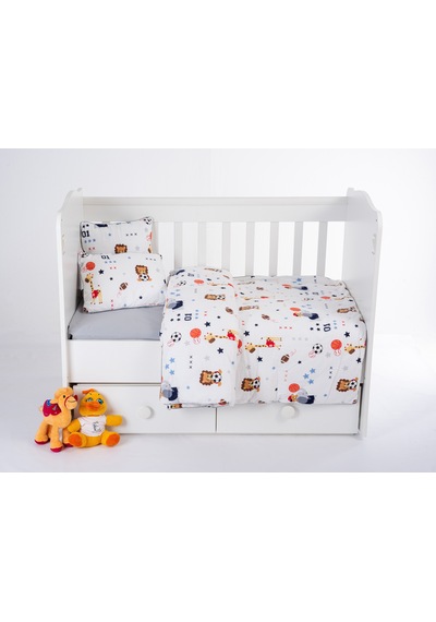 Patalena Home Pamuk 7 Parça Bebek Nevresim Takımı