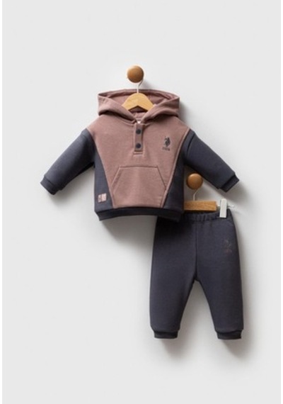 U.S. Polo Assn. 2li Takım Vizon Gri