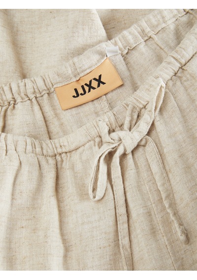 Jack & Jones Kadın Keten Karışımlı Pantolon - Breeze - 12269769 Feather Gray