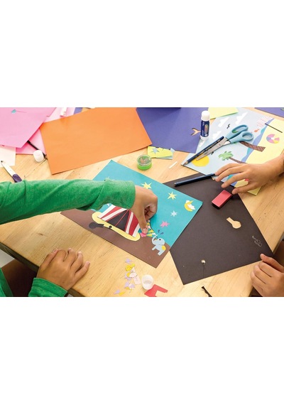 Construction Paper, Warm Assorted, 12" X 18", 50 Sheets