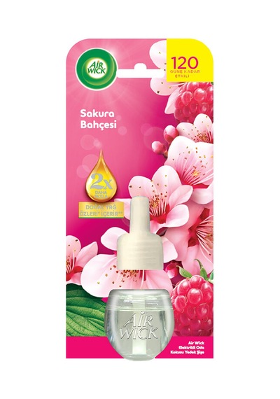 4 Adet Air Wick Elektrikli Kit Yedek Sakura Bahçesi 19 Ml Çok Renkli
