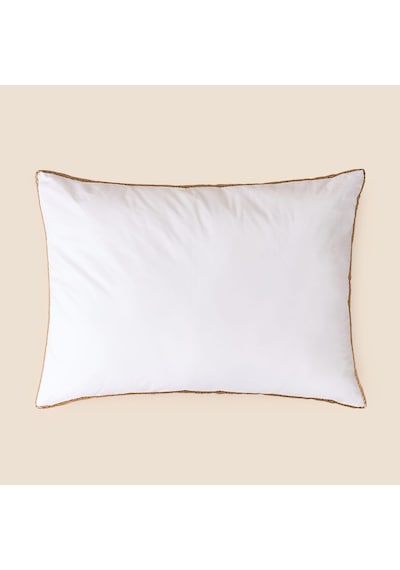 Soft Dar Dokumalı Mikrojel Yastık - Beyaz - 45x65 Cm Çok Renkli