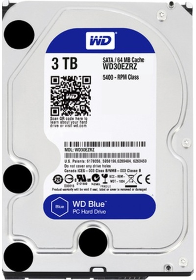 WD Blue WD30EZRZ 3 TB 3.5" 64 MB 5400 RPM SATA 3 HDD