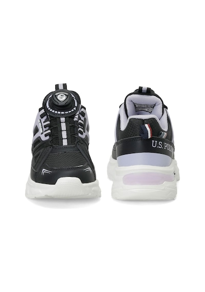 Uspoloassn U.s. Polo Assn. Tulka Jr Siyah Kız Çocuk Sneaker Siyah-lıla
