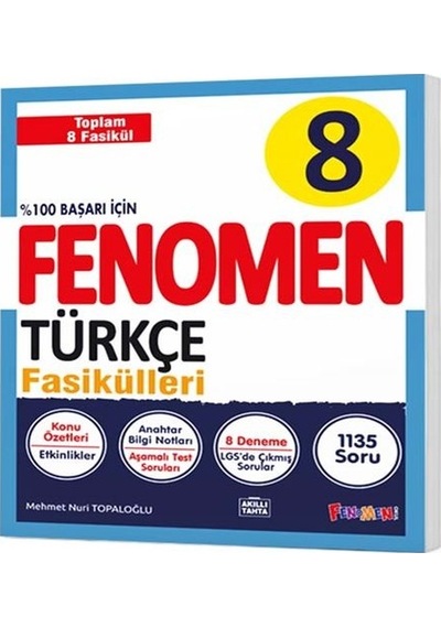 Fenomen 8. Sınıf Türkçe Fasikülleri 8 Fasikül