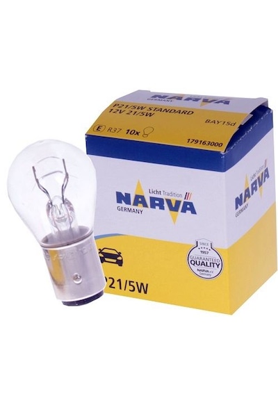 Fren Ve Stop Ampülü Narva 12v 21/5w Çift Duy Şaşı Tırnak