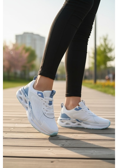 Enoch Kadın Ortopedik Aero-comfort Hava Kanallı Sneaker Beyaz