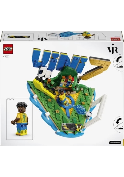 LEGO® Editions Vini Jr. – Unutulmaz Futbol Anları 43027 - 10 Yaş ve Üzeri Çocuklar için Yaratıcı Oyuncak Yapım Seti (510 Parça)