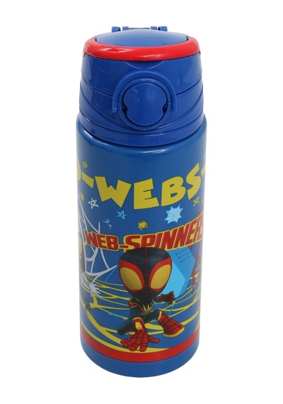 Ottonya Spıderman Plastik Matara Frx 500ml Webs Çok Renkli