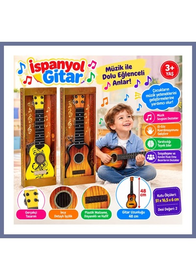 Bezos Asl 0001 Aslan, Ispanyol Gitar Dlra