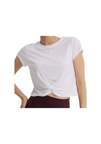 Sportive Marana Cropped Top Kadın Beyaz Günlük Stil T-shirt 25kk1032-kbyz 1776519 Beyaz
