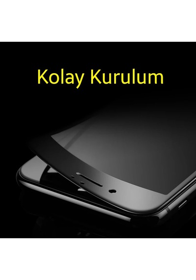 Apple, Uyumlu iPhone Se3-se2 Apple, Uyumlu iPhone 8-7 3d Full Privacy Gizlilik Kırılmaz Cam Ekran Koruyucu- 5775