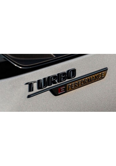 Dk Tuning Turbo E Performance Siyah Çamurluk Yanı Logo Benz İle U