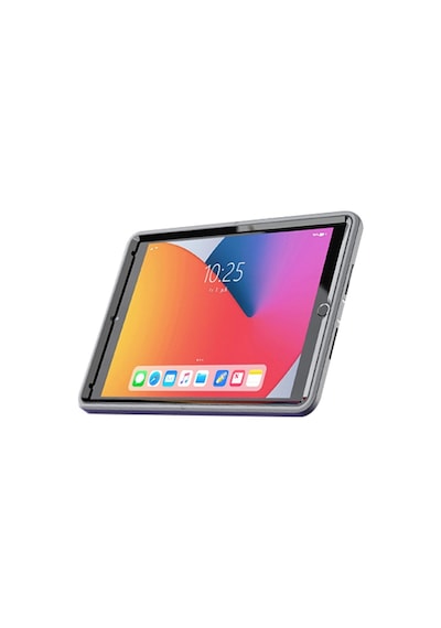 Apple İpad 10.2 7.nesil Kılıf Hand Strap Tablet Kılıfı - Gri Arka Kapak
