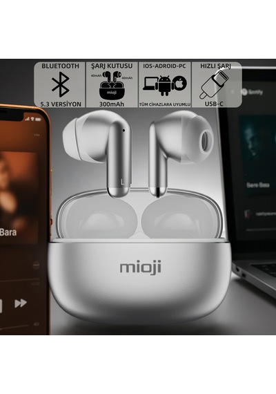 Mioji Air Buds 3 Kablosuz Bluetooth 5.3  Kulak İçi Kulaklık