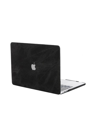 Apple Uyumlu MacBook Air Kılıf 13 İnç Kaplama Fabric01 Kumaş Eski Usb'li Model 2010-2017 A1369 A1466 İle Siyah