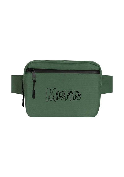 Misfits Logo Black Yeşil Bel Çantası