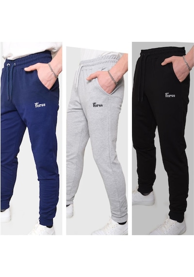 Newforss Frs-2507x3 Unisex Eşofman Altı 3'lü Paket 001
