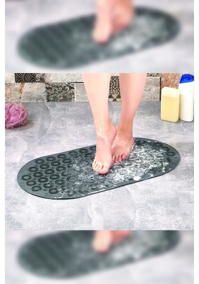 Silikon Masajlı Duş Paspası Çok Renkli