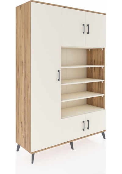 Hyperion Dolap 10 Raflı 5 Kapaklı 132x44x195 Çam-aytaşı/aytaşı Çam Hyperion Dolap 10 Raflı 5 Kapaklı 132x44x195 Çam-aytaşı/aytaşı Çam
