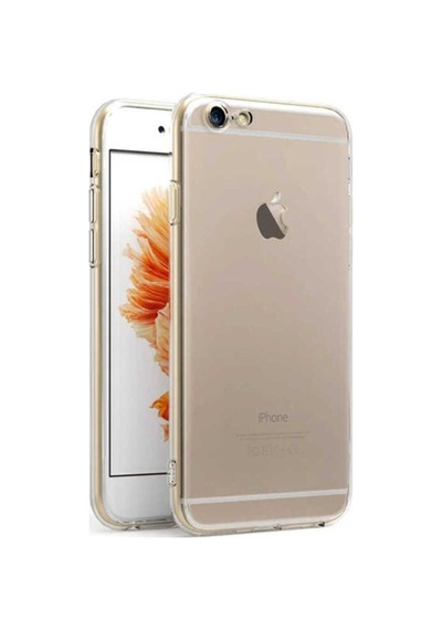 Apple Uyumlu iPhone 6 Kılıf Zore Kamera Korumalı Süper Silikon Kapak Renksiz