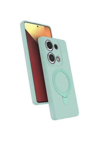 Xiaomi Redmi Note 13 Pro 4g Uyumlu Regal Magsafe Standlı Kapak - Su Yeşili