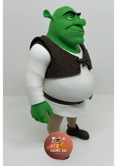 Shrek Koleksiyonluk Figür - 20 Cm Detaylı Heykel - Nostaljik Animasyon Dekoru
