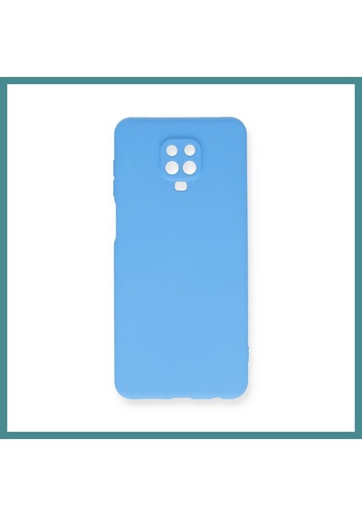 Trendexa Redmi Note 9 Pro Kılıf Nano İçi Kadife Silikon - Mavi Mac